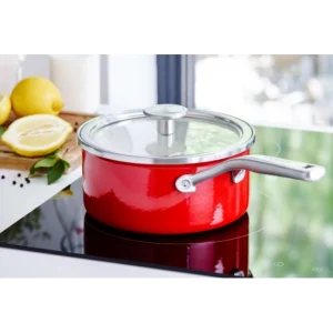 achetez Casserole Émaillée 18cm Rouge Empire KitchenAid 6