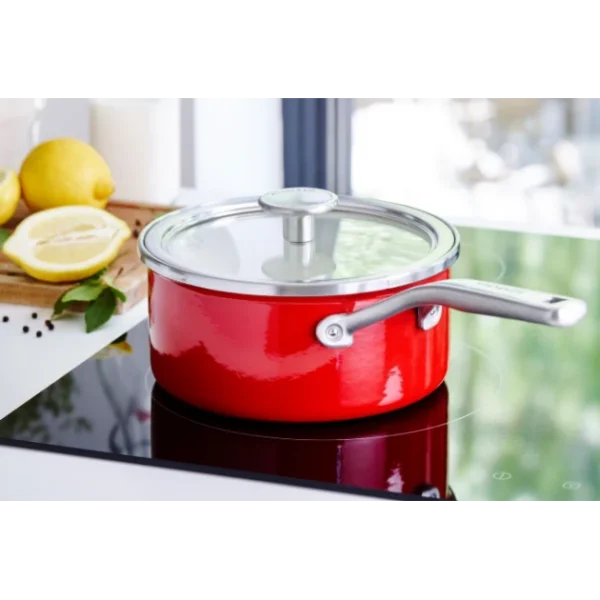 achetez Casserole Émaillée 18cm Rouge Empire KitchenAid 3