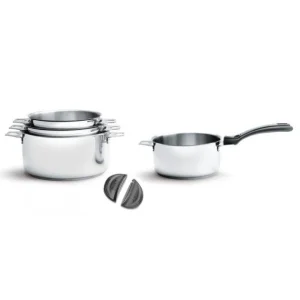 fashioniable Casserole Tout Inox Sans Queue Ø 16 Cm Twisty De Buyer 12
