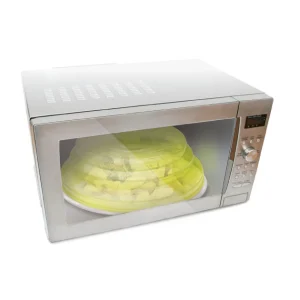 magasin en ligne Cloche Micro-ondes Silicone Pliable Ø 25,5 Cm X H 8,5 Cm Ibili 7