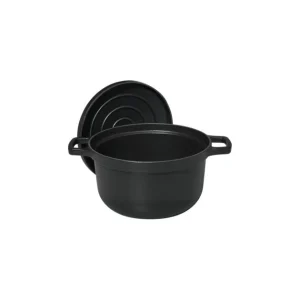 achat pas cher Cocotte à Riz en Fonte 16 cm Noir Mat Chasseur 11