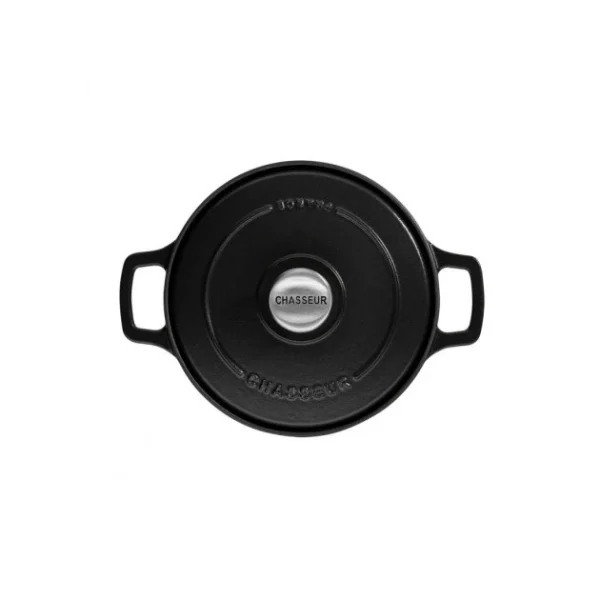 achat pas cher Cocotte à Riz en Fonte 16 cm Noir Mat Chasseur 1