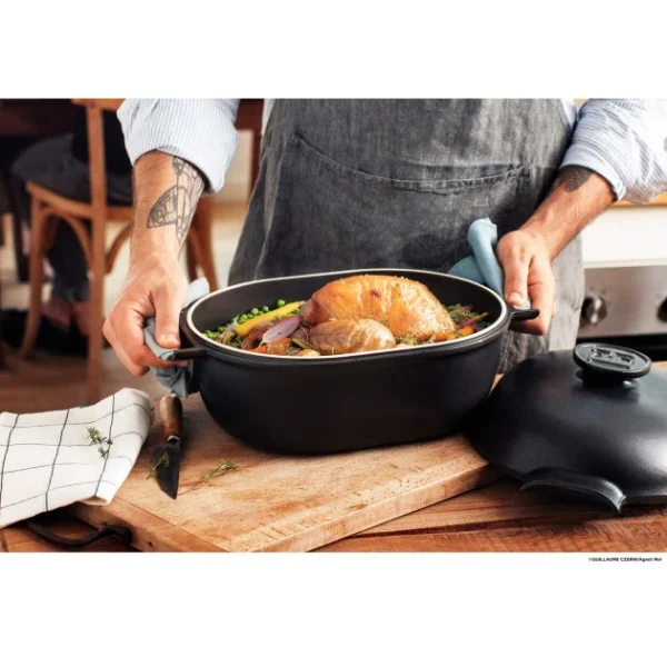 styles dernier cri Cocotte en Céramique Ovale 4,5 L Ardoise Delight Emile Henry 7