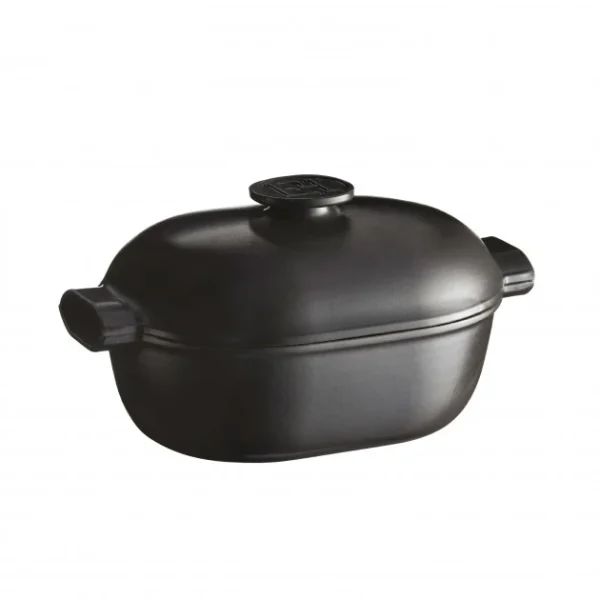 styles dernier cri Cocotte en Céramique Ovale 4,5 L Ardoise Delight Emile Henry 1
