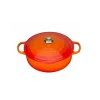 Cocotte en fonte Basse 30 cm Volcanique Le Creuset Signature REMISE allant jusqu. 5