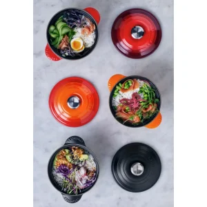 boutique pas cher Cocotte en Fonte Every 18 cm Noir Mat Le Creuset 29