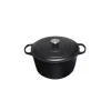 Cocotte En Fonte Haute 24 Cm Noir Mat Le Creuset soldes 22