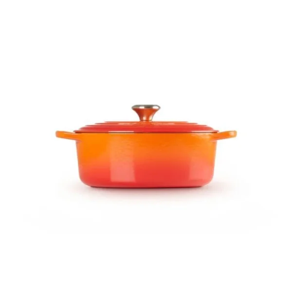 Cocotte en Fonte Ovale 29 cm Volcanique Le Creuset Signature boutique pas cher 3