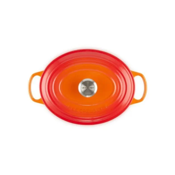 Cocotte en Fonte Ovale 29 cm Volcanique Le Creuset Signature boutique pas cher 4