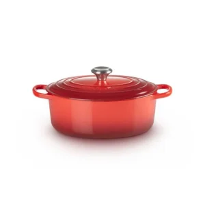 à prix promos Cocotte en Fonte Ovale 31 cm Cerise Le Creuset Signature 9
