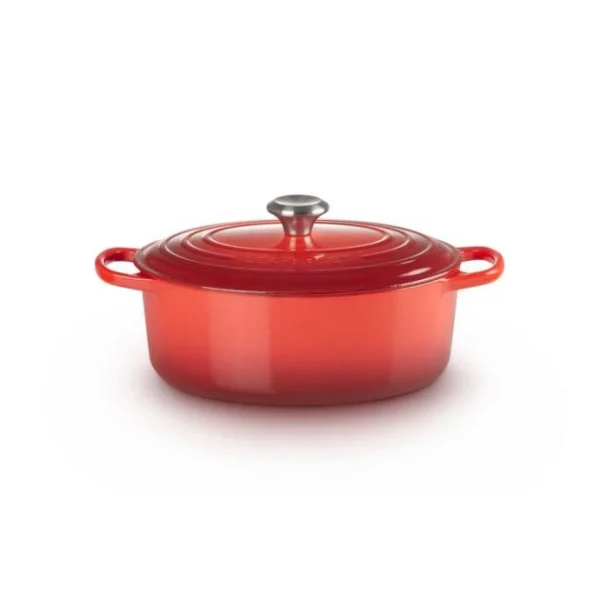 à prix promos Cocotte en Fonte Ovale 31 cm Cerise Le Creuset Signature 3