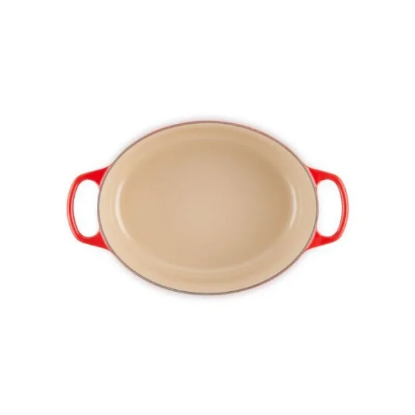 à prix promos Cocotte en Fonte Ovale 31 cm Cerise Le Creuset Signature 5