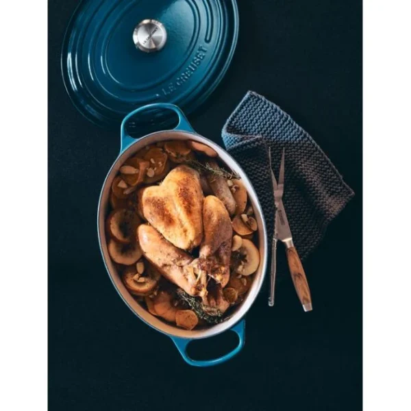 Cocotte en fonte Ovale 31 cm Deep Teal Le Creuset Signature boutique 7