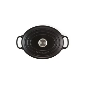 meilleur service Cocotte en Fonte Ovale 31 cm Noir mat Le Creuset Signature 11