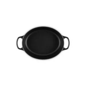 meilleur service Cocotte en Fonte Ovale 31 cm Noir mat Le Creuset Signature 13