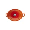 meilleur cadeau Cocotte En Fonte Ovale 31 Cm Orange Flammé Chasseur 17