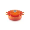 se précipiter pour acheter Cocotte en Fonte Ovale 31 cm Volcanique Le Creuset Signature 17