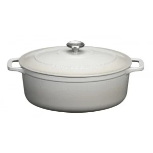 pas cher marque Cocotte en Fonte Ovale 33 cm Macadamia Chasseur 8