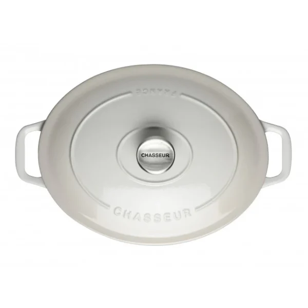 pas cher marque Cocotte en Fonte Ovale 33 cm Macadamia Chasseur 1