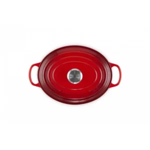 se précipiter pour acheter Cocotte En Fonte Ovale Basse 27 Cm Cerise Le Creuset Signature 13