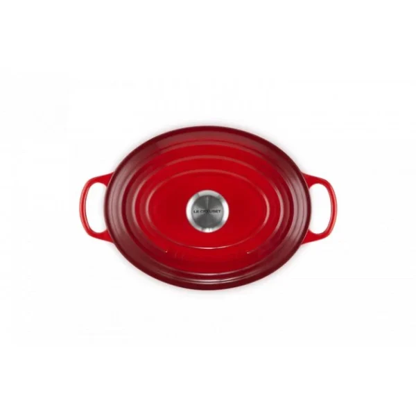 se précipiter pour acheter Cocotte En Fonte Ovale Basse 27 Cm Cerise Le Creuset Signature 5