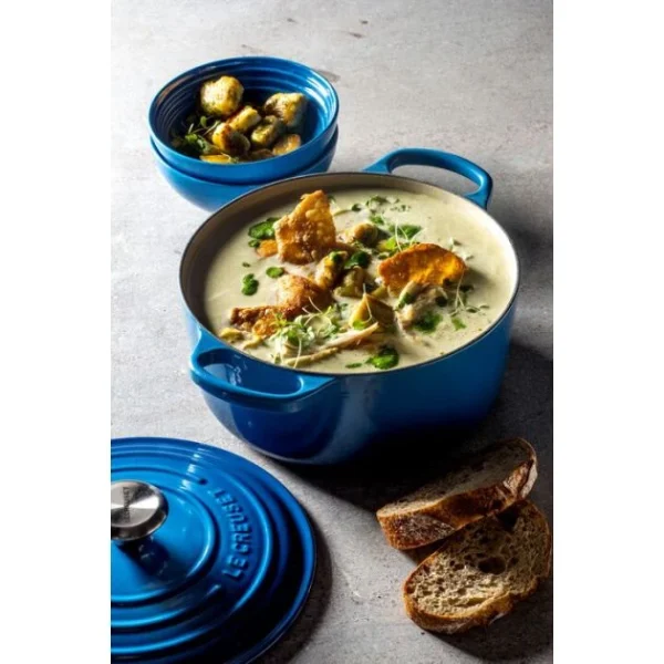 achat pas cher Cocotte en Fonte Ronde 20 cm Marseille Le Creuset Signature 6
