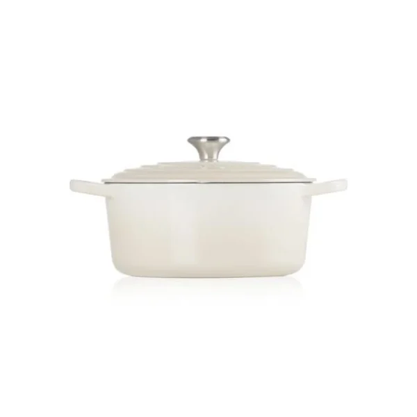 De super promotions disponibles Cocotte en fonte Ronde 20 cm Meringue Signature Le Creuset 3