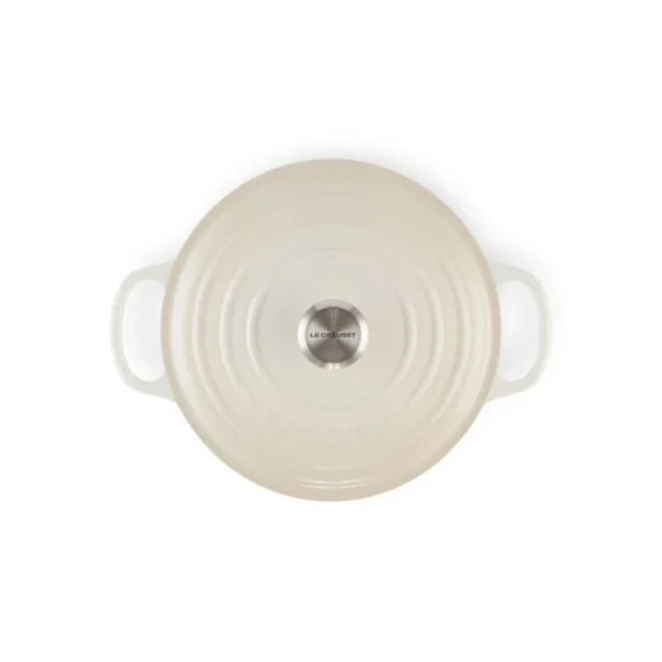 De super promotions disponibles Cocotte en fonte Ronde 20 cm Meringue Signature Le Creuset 4