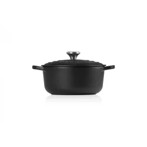 REMISE allant Cocotte en fonte Ronde 20 cm Noir mat Le Creuset Signature 10