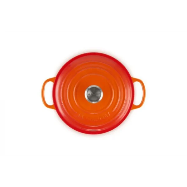 Cocotte En Fonte Ronde 20 Cm Volcanique Le Creuset Signature mode 4