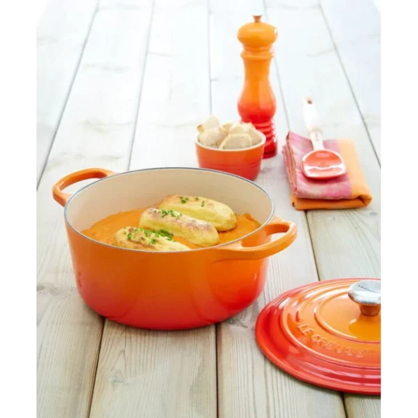 Cocotte En Fonte Ronde 20 Cm Volcanique Le Creuset Signature mode 7