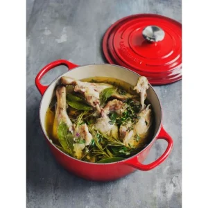 Prestation Et Rapide Cocotte En Fonte Ronde 22 Cm Cerise Le Creuset Signature 16