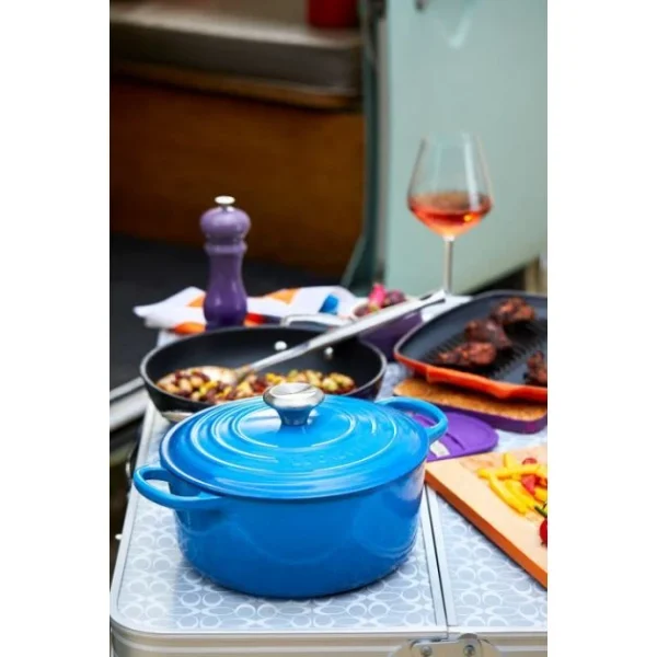 garantie de qualité Cocotte en Fonte Ronde 22 cm Marseille Le Creuset Signature 6