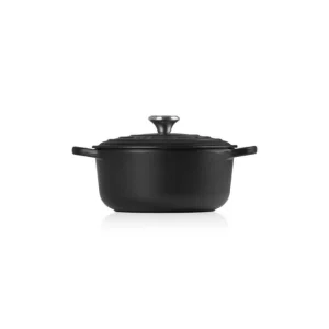 pas cher en vente Cocotte en Fonte Ronde 22 cm Noir mat Le Creuset Signature 10