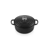 pas cher en vente Cocotte en Fonte Ronde 22 cm Noir mat Le Creuset Signature 17