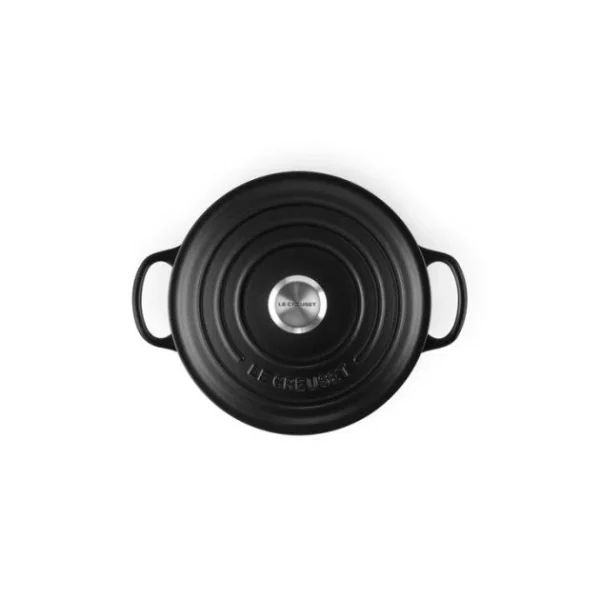 pas cher en vente Cocotte en Fonte Ronde 22 cm Noir mat Le Creuset Signature 4