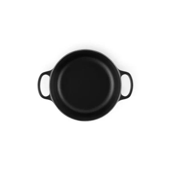 pas cher en vente Cocotte en Fonte Ronde 22 cm Noir mat Le Creuset Signature 5