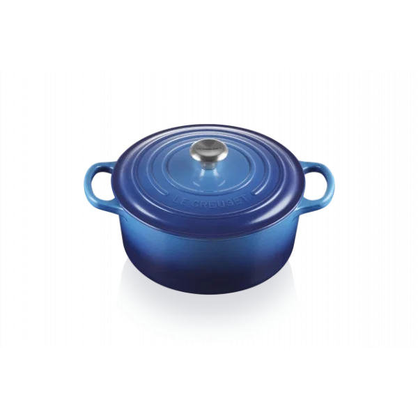 Cocotte En Fonte Ronde 22 Cm Signature Azur Le Creuset france 1