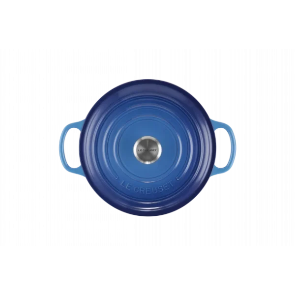 Cocotte En Fonte Ronde 22 Cm Signature Azur Le Creuset france 4