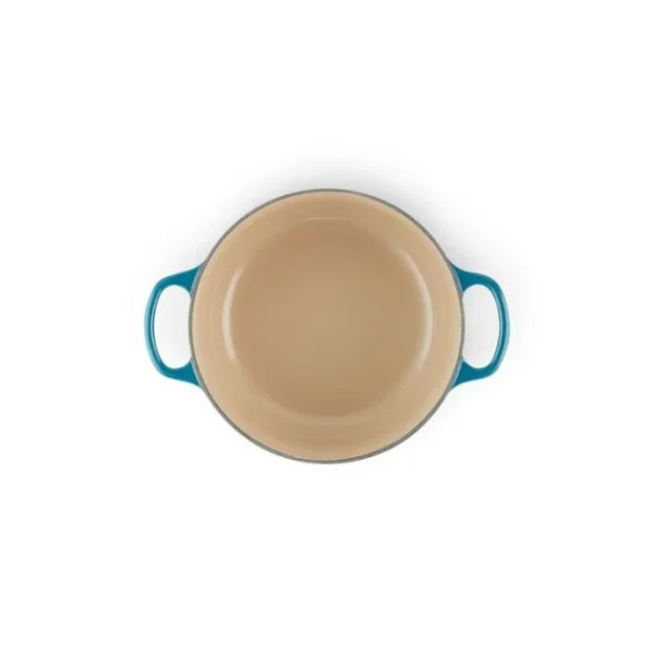 mode Cocotte en fonte Ronde 24 cm Deep Teal Le Creuset Signature 5