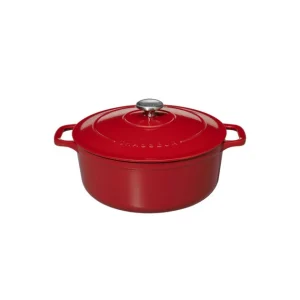 Cocotte en Fonte Ronde 24 cm Rouge Chasseur boutique paris 9