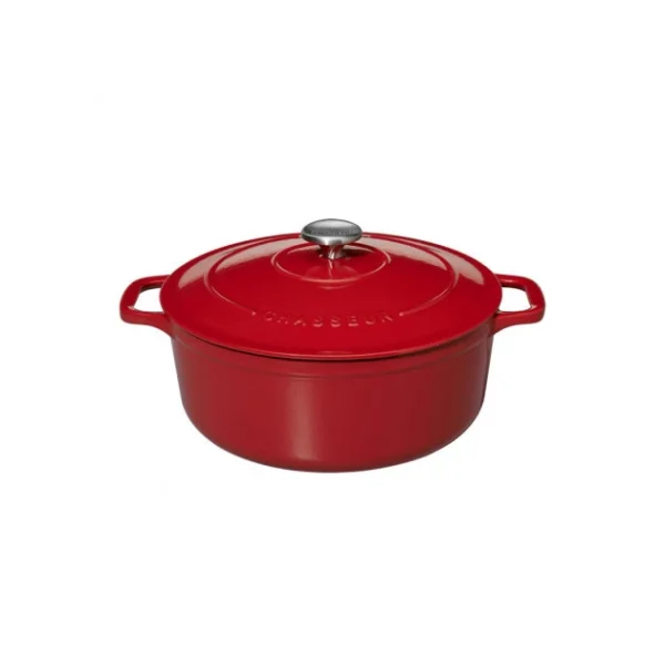 Cocotte en Fonte Ronde 24 cm Rouge Chasseur boutique paris 3