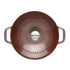 pas cher Cocotte en Fonte Ronde 28 cm Bois de Rose Chasseur 13