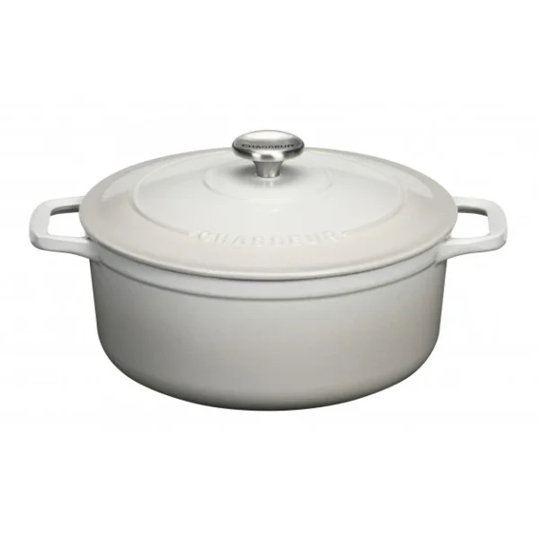 Cocotte en Fonte Ronde 28 cm Macadamia Chasseur soldes pas cher 3