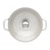 Cocotte en Fonte Ronde 28 cm Macadamia Chasseur soldes pas cher 16