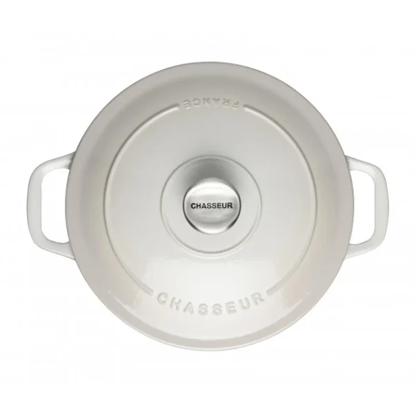 Cocotte en Fonte Ronde 28 cm Macadamia Chasseur soldes pas cher 1
