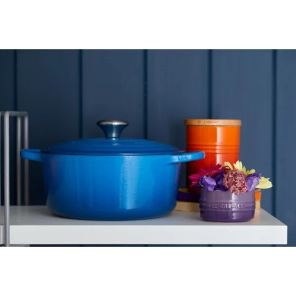 Meilleur Service Cocotte en Fonte Ronde 28 cm Marseille Le Creuset Signature 6