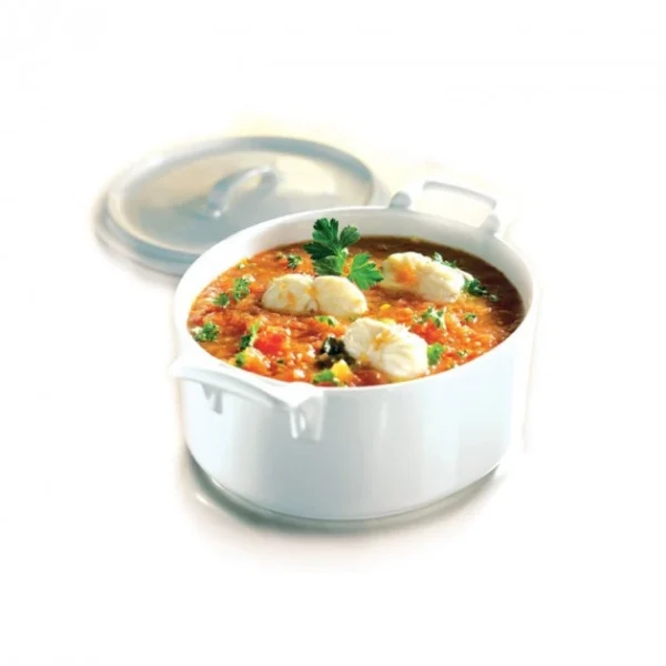 Retour gratuit en magasin. Cocotte Ronde Blanche 20cl Belle Cuisine Revol 4