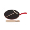 soldes luxe Crêpière Fonte Émaillée 27 Cm Cerise Avec Accessoires Le Creuset 7