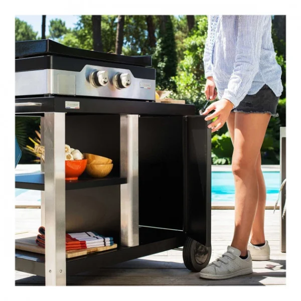 Desserte Plancha 99 X 64 Cm X H 102 Cm Outdoor De Buyer prix pas cher 3